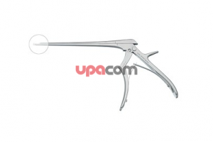 Костный выкусыватель по KERRISON, разборный, дистальное лезвие неподвижно, режущий вверх внакладку на 90°, размер 1 мм, длина 17 см,  по KASSAM-SNYDERMAN