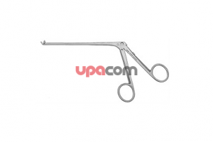 Носовые щипцы, загнутые вверх на 45°, режущие насквозь, тонкие, величина разреза 1.5 х 4 мм, рабочая длина 12.5 см