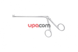 Щипчики по STRUMPEL, с овальными окончатыми ложкообразными браншами, загнутые вверх на 90°, ширина 2.5 мм, рабочая длина 12.5 см