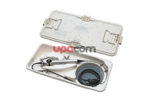 Пластмассовый контейнер для гибких эндоскопов, пригоден для стерилизации газом и перекисью водорода (Sterrad®), а также для хранения, используется с одним гибким эндоскопом, размеры (Ш х Гх В): 550x260x90 мм