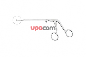 Антральный выкусыватель SilCut, режущий влево вверх и вперед, дистальный конец тубуса загнут влево, с разъемом для чистки, длина 10 см