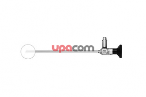 Оптика HOPKINS II бокового видения 70°, диаметр 4 мм, крупноформатная, длина 18 см, автоклавируемая, с разъемом для стекловолоконного световода сверху, по SCHWARTZ-ANAND