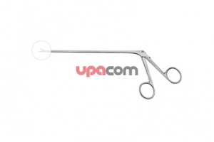 Щипчики, загнутые влево, режущие внакладку, с овальными окончатыми ложкообразными браншами, ширина 1.8 мм, рабочая длина 15 см