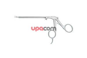 Щипцы для клипс RHINOFORCE II по MONTGOMERY-YOUNGS, для эндоназальной эндоскопической лигатуры клиновидно-небной артерии, с аспирационным каналом, рукоятка с пружиной, прямые, длина 13 см,по SCHWARTZ-ANAND