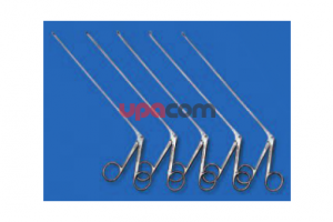 Щипцы, загнутые вправо, с круглыми ложкообразными браншами, диаметр 2.5 мм,  длина 15 см, по DRAF