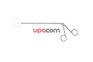 Щипчики, загнутые вверх на 45°, очень тонкие, с овальными ложкообразными браншами, ширина 0.6 мм, длина 15 см,  по KASSAM-SNYDERMAN