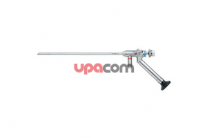 Оптика HOPKINS II 25°, широкоугольная, окуляр под углом, диаметр 6.6 мм, канал 3.6 мм, длина 25.7 см, автоклавируемая, со встроенным оптоволоконным световодом, цветовой код: синий