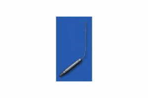 Аспирационная трубка, угловая, гибкая, с круглой рукояткой и отверстием регулировки потока, диаметр 2 мм, длина 10 см, по DRAF