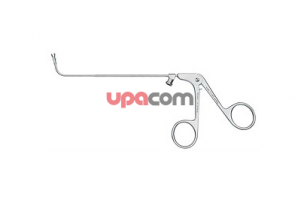 Щипцы «Жираф» по KUHN-BOLGER, с ложкообразными браншами, загнутые вверх на 90°, вертикально открывающиеся, диаметр 2 мм, с разъемом для чистки, длина 13 см