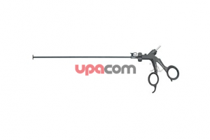 Щипцы CLICKLINE для захвата и диссекции, поворотные, разборные, изолированные, с соединением для монополярной коагуляции, обе бранши подвижны, бранши загнуты под прямым углом, размер 5 мм, длина 30 см, рукоятка 33156