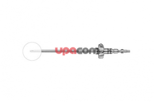 Режущая шейверная насадка со встроенной системой промывания для рукоятки DrillCut-X, прямая, одноразовая, режущая зубчатая кромка, с прямоугольным режущим отверстием, 4 мм, длина 12 см, синий-красный, для 40711040/50, 40712050/55