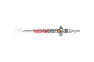 Синус-бор со встроенной системой промывания для рукоятки DrillCut-X, загнутый на 70°, цилиндрический, одноразовый, алмазная головка, бор 3.6 мм, тубус 4 мм, длина 30 см, красный-желтый, для 40711040/50, 40712050/55