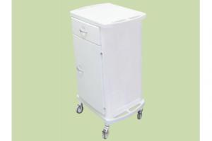 СТМПм-02 исп. 1. Столик-тележка медицинский полимерный малый тумбовый