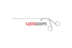 Ножницы, загнутые вверх на 45°, тонкие, тубус поворачивается на 360°, с разъемом для чистки, длина 18 см,  по KASSAM-SNYDERMAN