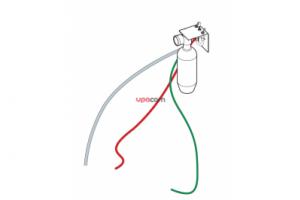Система чистой воды 0,7 л 0,7L clean water system, support bar fastening (old code 2200125)