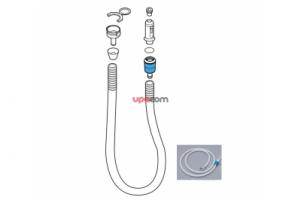 Слюноотсос в сборе Saliva suction tube assembly, 1700 mma