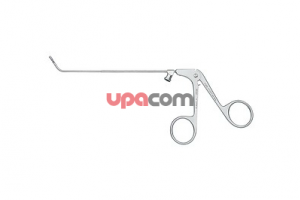 Щипцы «Жираф» по KUHN-BOLGER, с ложкообразными браншами, загнутые вверх на 55°, горизонтально открывающиеся, диаметр 2 мм, с разъемом для чистки, длина 13 см