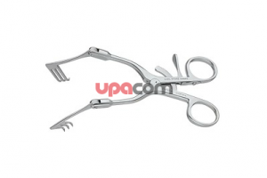 Ранорасширитель по FISCH, с шарнирами, с зубцами 3x3, острый, длина 17 см