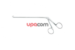 Щипчики, загнутые вверх на 45°, режущие внакладку, с овальными окончатыми ложкообразными браншами, ширина 2.5 мм, рабочая длина 15 см