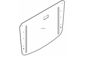Upholstery support plate