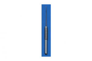 Крючок, с ограничителем, загнут на 90°, с круглой рукояткой,  длина 21.5 см, по DRAF