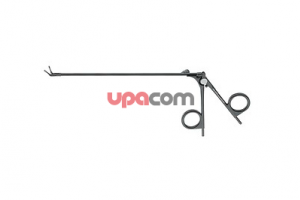 Биполярные щипцы, бранши загнуты вверх на 45°, для биполярной коагуляции в хирургии основания черепа и гипофиза, длина 18 см,  по KASSAM-SNYDERMAN