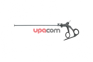 Щипцы CLICKLINE для захвата и диссекции, поворотные, разборные, изолированные, с соединением для монополярной коагуляции, обе бранши подвижны, бранши загнуты под прямым углом, размер 5 мм, длина 36 см, рукоятка 33152