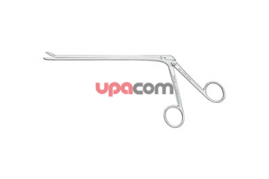 Щипцы с ложкообразными браншами, разборные, усиленные, овальные, одна бранша подвижна, размер ложки 3 х 10 мм, рабочая длина 15 см, по DESTANDAU