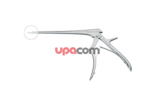 Костный выкусыватель по KERRISON, разборный, дистальное лезвие неподвижно, режущий вверх внакладку на 90°, размер 1 мм, рабочая длина 17 см