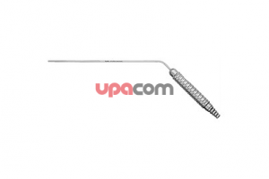 Аспирационная трубка, угловая, гибкая, с круглой рукояткой и отверстием регулировки потока, диаметр 2 мм, длина 13 см,  по KASSAM-SNYDERMAN