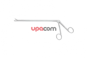 Щипцы с ложкообразными браншами, разборные, усиленные, овальные, размер 3х10 мм, одна бранша подвижна, длина 20 см, по ROSENTHAL