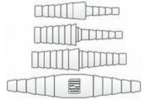 Соединитель прямой для шланга с переходником 4-7 мм