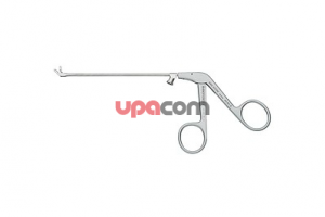 Острые носовые щипцы RHINOFORCE II по GRUNWALD-HENKE, загнутые вверх на 45°, режущие насквозь, для ровного тканещадящего разреза, форма по BLAKESLEY, размер 1, ширина 3.5 мм, с разъемом для чистки, длина 13 см