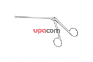 Носовые щипцы, загнутые вверх на 45°, режущие насквозь, тонкая модель, с плоскими браншами, величина разреза 3 х 4 мм, рабочая длина 12.5 см