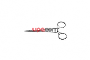 Микроиглодержатель по DRAF, очень тонкий, бранши с покрытием, матированные, кольца рукоятки глянцевые, длина 16.5 см 