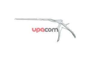 Выкусыватель по KERRISON, разборный, штыкообразный, дистальное лезвие неподвижно, режущий вперед вниз на 40°, 2 мм, длина 17 см, по GAAB/OERTEL