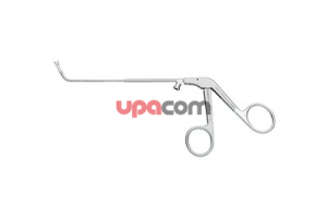 Миниатюрные носовые щипцы RHINOFORCE II по CASTELNUOVO, с очень тонкими плоскими браншами, режущие насквозь, для тканещадящего разреза, загнутые вверх на 65°, открывающиеся назад, ширина 1.5 мм, длина 13 см