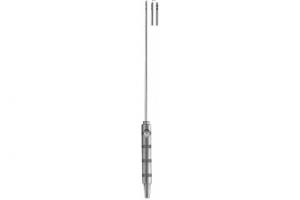 Всасывающий инструмент для липосакции (прямой)15 cm - 2x Ø 4mm