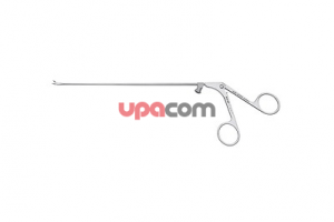 Ножнички, загнутые влево, с малой рукояткой, с разъемом для чистки, рабочая длина 18 см, ЭАМ по GALZIO