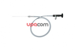 Shuntscope: миниатюрная оптика прямого видения 0°, диаметр 1 мм, длина 16 см, полужесткая, окуляр и осветительный ввод отделены от инструмента, переходник с замком LUER, со встроенным оптоволоконным световодом, нейроэндоскоп по SCHROEDER