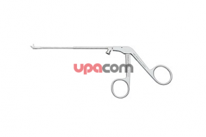 Миниатюрные носовые щипцы RHINOFORCE II, с очень тонкими плоскими браншами, режущие насквозь, для тканещадящего разреза, тубус прямой, бранши загнуты вверх на 45°, ширина 1.5 мм, с разъемом для чистки, длина 13 см, по KASSAM-SNYDERMAN