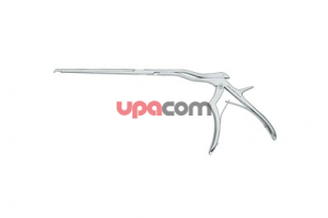 Выкусыватель по KERRISON, разборный, штыкообразный, дистальное лезвие неподвижно, режущий вперед вниз на 40°, 2 мм, длина 17 см, по ROSENTHAL