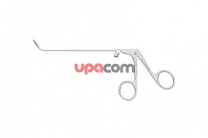 Щипцы «Жираф» по KUHN-BOLGER, с ложкообразными браншами, загнутые вверх на 55°, горизонтально открывающиеся, диаметр 3 мм, с разъемом для чистки, длина 13 см