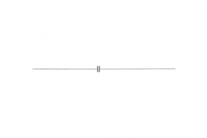 Направляющая струна, тупоконечная, диаметр 1.1 мм, рабочая длина 45 см